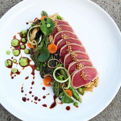 First Course - Begin your culinary journey with our first course selections, where artful presentation meets exceptional flavors, creating a perfect introduction to an exquisite meal.