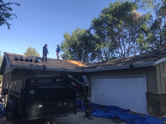 Herron - This was a roof replacement for a client who was under the gun on a deadline for the sale of this property.  We go out of our way to accommodate customers on the tightest of deadlines when necessary!