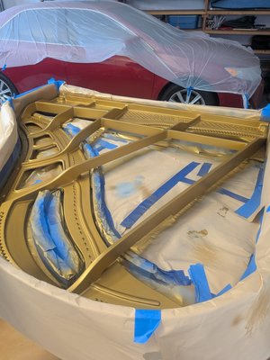 refinishing the plate - The plate needs to be perfect. If the plate looks bad so does the entire piano. The gold has to shine! Application had to be perfect because if done incorrectly the paint will peel. refinishing the plate - The plate needs to be perfect. If the plate looks bad so does the entire piano. The gold has to shine! Application had to be perfect because if done incorrectly the paint will peel.