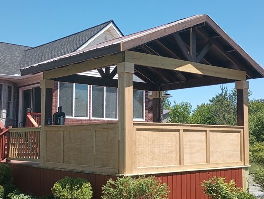 Deck, pavilion, and landscape - Great customer with Wonderful ideas, we worked together to achieve their goals. Deck, pavilion, and landscape - Great customer with Wonderful ideas, we worked together to achieve their goals.