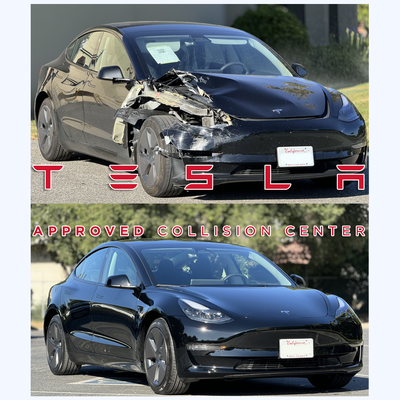 Tesla Certified Repair Specialist! - At Advanced Auto Body, we combine world-class expertise with cutting-edge technology to restore your vehicle to its pre-accident condition. As a Tesla Certified Collision Center, we adhere to the highest standards in auto body repair, ensuring your Tesla or any other make receives meticulous care using manufacturer-approved tools, techniques, and original replacement parts.
Our skilled technicians are specifically trained and certified by Tesla to perform structural and cosmetic repairs, paint matching, dent removal, aluminum and composite work, and advanced calibrations. We understand the complexity of electric vehicles and the importance of maintaining the integrity and safety systems unique to Tesla models.
What Sets Us Apart:
Tesla Certified Partner
Factory-trained technicians
OEM parts and approved repair methods
State-of-the-art equipment and paint booths
Seamless insurance claim assistance
Fast, transparent service updates
Trust the team at Advanced Auto Body for uncompromising quality, whether you drive a Tesla, luxury vehicle, or any other brand. Your safety and satisfaction are our ultimate priority. Tesla Certified Repair Specialist! - At Advanced Auto Body, we combine world-class expertise with cutting-edge technology to restore your vehicle to its pre-accident condition. As a Tesla Certified Collision Center, we adhere to the highest standards in auto body repair, ensuring your Tesla or any other make receives meticulous care using manufacturer-approved tools, techniques, and original replacement parts.
Our skilled technicians are specifically trained and certified by Tesla to perform structural and cosmetic repairs, paint matching, dent removal, aluminum and composite work, and advanced calibrations. We understand the complexity of electric vehicles and the importance of maintaining the integrity and safety systems unique to Tesla models.
What Sets Us Apart:
Tesla Certified Partner
Factory-trained technicians
OEM parts and approved repair methods
State-of-the-art equipment and paint booths
Seamless insurance claim assistance
Fast, transparent service updates
Trust the team at Advanced Auto Body for uncompromising quality, whether you drive a Tesla, luxury vehicle, or any other brand. Your safety and satisfaction are our ultimate priority.