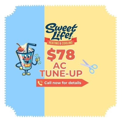 $78 AC Tune-Up! - *Excludes Oil $ Commercial Systems
