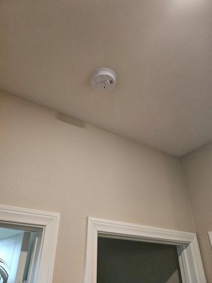 replace smoke detector in upstairs hallway - We were called to replace a malfuntioning smoke detector replace smoke detector in upstairs hallway - We were called to replace a malfuntioning smoke detector