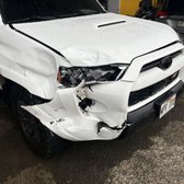 Bumper hood fender and headlight repair