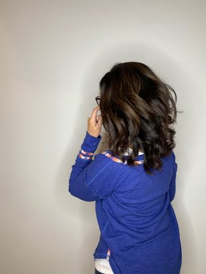 Hair Transformation - Beautiful client came into the salon seeking help to revive her hair