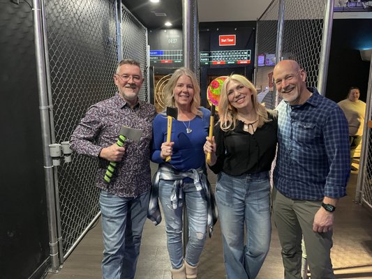 Date Night! - The Axe Capital is the perfect place to enjoy date night! Located inside PKWY Tavern locations, we have a full kitchen, happy hour and late night menus, and a fully stocked gaming and sports bar! Grab a cocktail, and come sling some axes with us. Great for first dates, or your 100th date!