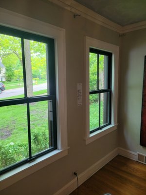 replacement of windows and interior decoration. - replacement of windows and interior decoration.