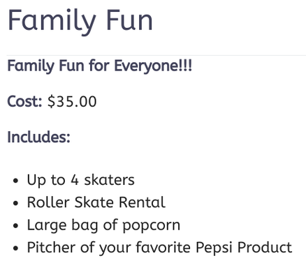 Special Offers - Have fun with the whole family and don't break the bank! Special Offers - Have fun with the whole family and don't break the bank!