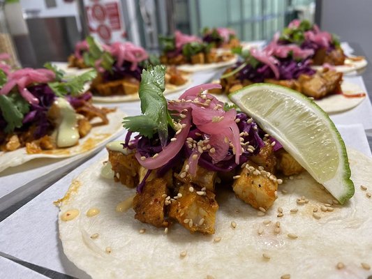 Corporate Catering - We opened our business as a ghost kitchen during the pandemic and it became an instant hit! As events and offices began to open back up, we shifted our focus to corporate catering. We offer Korean tacos, sandwiches, quesadillas and more options. We have vegetarian and vegan options as well. Email us today at frjtzsm@gmail.com to tell us about your next corporate event! Corporate Catering - We opened our business as a ghost kitchen during the pandemic and it became an instant hit! As events and offices began to open back up, we shifted our focus to corporate catering. We offer Korean tacos, sandwiches, quesadillas and more options. We have vegetarian and vegan options as well. Email us today at frjtzsm@gmail.com to tell us about your next corporate event!