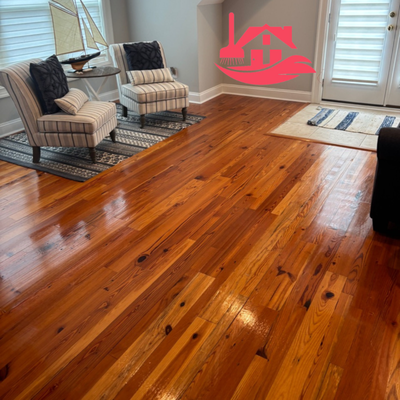 Standard Cleaning at Honolulu - Our cleaner freshly mopped the floors, looking shiny!