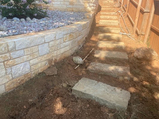 Backyard Oasis - Design and installation of sprinkler system, irrigation system, erosion control, and landscaping. Backyard Oasis - Design and installation of sprinkler system, irrigation system, erosion control, and landscaping.