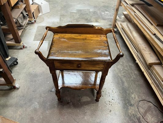 Small Heirloom Table - This table had been in the family for 3 generations. The owner wanted it repaired so she could gift it to her son and his new bride as part of their wedding gift so they had a family piece of furniture in their home. Small Heirloom Table - This table had been in the family for 3 generations. The owner wanted it repaired so she could gift it to her son and his new bride as part of their wedding gift so they had a family piece of furniture in their home.
