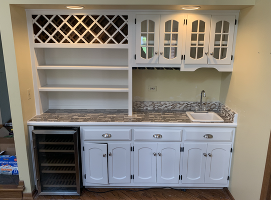 Kitchen Cabinets Painting - Phenomenal Transformation - Our recent project involved transforming brown kitchen cabinets into stunning white ones. The results were nothing short of phenomenal - the kitchen looked almost brand new!
Our team of experts used top-quality paint and techniques to ensure a flawless finish that will last for years to come. If you're looking to update your kitchen without the expense of a full renovation, our cabinet painting services are the perfect solution. Contact us today to schedule your free consultation and transform your space! Kitchen Cabinets Painting - Phenomenal Transformation - Our recent project involved transforming brown kitchen cabinets into stunning white ones. The results were nothing short of phenomenal - the kitchen looked almost brand new!
Our team of experts used top-quality paint and techniques to ensure a flawless finish that will last for years to come. If you're looking to update your kitchen without the expense of a full renovation, our cabinet painting services are the perfect solution. Contact us today to schedule your free consultation and transform your space!