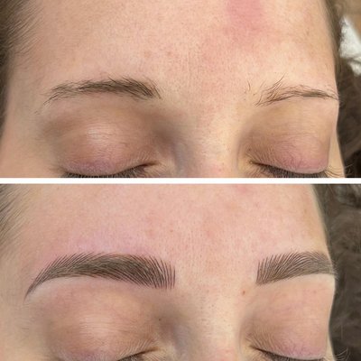 Nanobrows - Nanobrows. For more samples of our work please visit @evertruesalon Nanobrows - Nanobrows. For more samples of our work please visit @evertruesalon