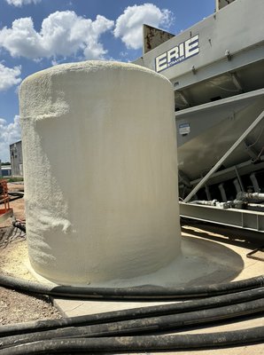 Blue Sphere Technology - Closed Cell Spray Foam Insulation  for Water Tank
