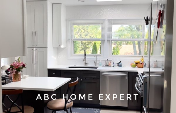 Give Your Kitchen a Makeover - We love seeing the transformation of our renovations. As you can see in this project, our work can make your kitchen almost unrecognizable. Our favorite part was working with this fun backsplashes that adds a nice texture to a seemingly simple kitchen. Adding matte glass to the wall cabinets was also a nice touch! Give us a call to give your kitchen the makeover it deserves!