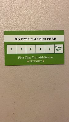 Current promo + gift certificate available! - Grand opening! Walk-ins & appointment welcome.
First time customer gets a free gift on us!
Come 5 times get 30 mins free massage next visit.
Gift certificate available.
Call us to schedule your appointment today! Current promo + gift certificate available! - Grand opening! Walk-ins & appointment welcome.
First time customer gets a free gift on us!
Come 5 times get 30 mins free massage next visit.
Gift certificate available.
Call us to schedule your appointment today!