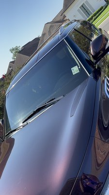 Full truck tinted all around 35% Windshield 5% All Around - Returning customer wanted to black out his SUV along with the windshield to block that crazy heat and Sun in Louisiana Full truck tinted all around 35% Windshield 5% All Around - Returning customer wanted to black out his SUV along with the windshield to block that crazy heat and Sun in Louisiana