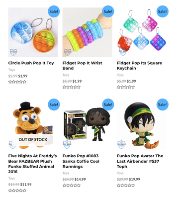 Toys! - ONE STORE. INFINITE POSSIBILITIES.
Toys Collection
Where the real fun happens! Shop now for an unparalleled selection of the most popular toys.
We are a small liquidation company, we buy HIGH quality new items to sell to everyone to a significant discount than any retail store. Make sure to tell us what you're looking for. Toys! - ONE STORE. INFINITE POSSIBILITIES.
Toys Collection
Where the real fun happens! Shop now for an unparalleled selection of the most popular toys.
We are a small liquidation company, we buy HIGH quality new items to sell to everyone to a significant discount than any retail store. Make sure to tell us what you're looking for.