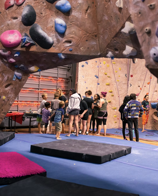 BIRTHDAY PARTIES - Rockreation offers a fun and unique environment for your next party or event.
Our trained instructors provide a fun, safe and memorable setting for your birthday party or special event. We maintain a strict 5:1 ratio of climbers to belayers, so everyone in your party receives individual attention, and each 2-hour session is filled with plenty of climbing & popular games such as Capture the Flag*, Wall Tag and Wall Twister!
Bookings for groups of 5-30 climbers are available during regular business hours. Larger groups can be accommodated by renting the gym during our off-hours before we open or after we close!
WHAT’S INCLUDED WITH YOUR PARTY:
2-hour Event Time with climbing and games
5:1 Climber to Instructor ratio
Additional Belayers: $100/belayer
Gear Rentals for all Participants
Private Access to our Party Room
Tables and Chairs for up to 30 guests
Staff Assisted set-up and clean-up
Party Favors/Goody Bags available for $10 each
PRICING
Groups up to 10 - Block Pricing: $450 | Off-Hour Pricing: $550
Groups of 11-15 - Block Pricing: $675 | Off-Hour Pricing: $825
Groups of 16-20 - Block Pricing: $900 | Off-Hour Pricing: $1,100
Groups of 21-25 - Block Pricing: $1,125 | Off-Hour Pricing: $1,375
Groups 26-30 - Block Pricing: $1,350 | Off-Hour Pricing: $1,650
* Children must be 6 or older to climb
*Advance Booking Required
*$100 Deposit Required
Questions? Just give us a call and we’ll walk you through it step-by-step!
(Los Angeles) 310.207.7199 BIRTHDAY PARTIES - Rockreation offers a fun and unique environment for your next party or event.
Our trained instructors provide a fun, safe and memorable setting for your birthday party or special event. We maintain a strict 5:1 ratio of climbers to belayers, so everyone in your party receives individual attention, and each 2-hour session is filled with plenty of climbing & popular games such as Capture the Flag*, Wall Tag and Wall Twister!
Bookings for groups of 5-30 climbers are available during regular business hours. Larger groups can be accommodated by renting the gym during our off-hours before we open or after we close!
WHAT’S INCLUDED WITH YOUR PARTY:
2-hour Event Time with climbing and games
5:1 Climber to Instructor ratio
Additional Belayers: $100/belayer
Gear Rentals for all Participants
Private Access to our Party Room
Tables and Chairs for up to 30 guests
Staff Assisted set-up and clean-up
Party Favors/Goody Bags available for $10 each
PRICING
Groups up to 10 - Block Pricing: $450 | Off-Hour Pricing: $550
Groups of 11-15 - Block Pricing: $675 | Off-Hour Pricing: $825
Groups of 16-20 - Block Pricing: $900 | Off-Hour Pricing: $1,100
Groups of 21-25 - Block Pricing: $1,125 | Off-Hour Pricing: $1,375
Groups 26-30 - Block Pricing: $1,350 | Off-Hour Pricing: $1,650
* Children must be 6 or older to climb
*Advance Booking Required
*$100 Deposit Required
Questions? Just give us a call and we’ll walk you through it step-by-step!
(Los Angeles) 310.207.7199