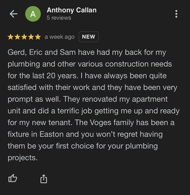 Reviews - Several reviews and recomendations of our business over the years Reviews - Several reviews and recomendations of our business over the years