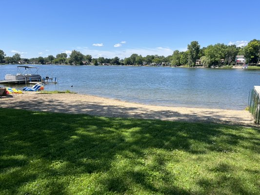 Beach cleanup - Weed removal and cleanup of beach and yard along with mow and trim