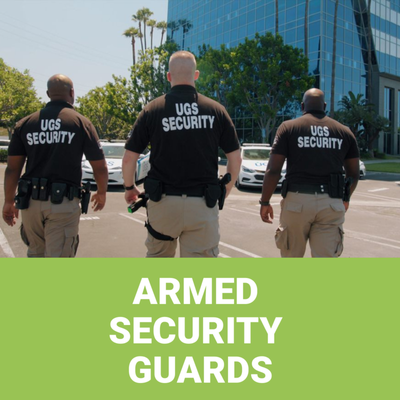 Armed Security Guards - Armed security guards create peace of mind and an effective means of securing assets and protecting people. We work with off-duty and retired law enforcement and military personnel who have extensive tactical experience. Paired with the intensive, personal security training that guards receive through UGS, our clients can feel confident that they are getting the best in personal security protection available. Our armed guards are known to be professional, highly competent and effective. Armed Security Guards - Armed security guards create peace of mind and an effective means of securing assets and protecting people. We work with off-duty and retired law enforcement and military personnel who have extensive tactical experience. Paired with the intensive, personal security training that guards receive through UGS, our clients can feel confident that they are getting the best in personal security protection available. Our armed guards are known to be professional, highly competent and effective.