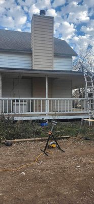 Restoring this Deck - Paint, Siding, Deck Restoration