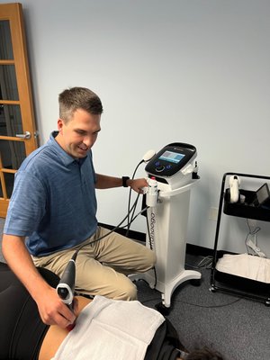 Shockwave therapy - Shockwave can be a safe and easy way to treat trigger points, myofascial pain, tendonitis, plantar fasciitis, or even break down old scar tissue! Shockwave therapy - Shockwave can be a safe and easy way to treat trigger points, myofascial pain, tendonitis, plantar fasciitis, or even break down old scar tissue!