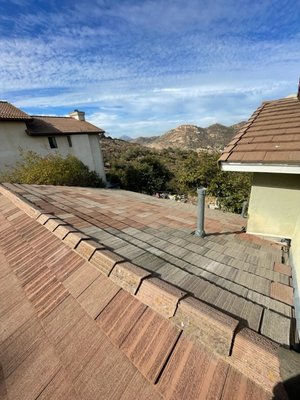 Roof Repair - This repair was done in Ramona ,CA . This repair had a big leak over the garage and a lot of dry rotted wood and warn out felt. Roof Repair - This repair was done in Ramona ,CA . This repair had a big leak over the garage and a lot of dry rotted wood and warn out felt.