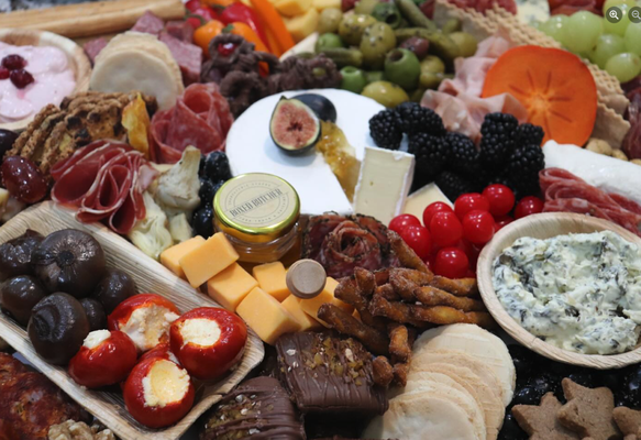 We Are Passionate About Your Event! - At Boxed Butcher, we believe that sharing good food should be an experience. We specialize in catering your event with custom made, handcrafted charcuterie! Curated with the freshest, most delicious ingredients, we take pride in the artistry and fusion of flavor in all of our charcuterie boards, sandwiches, and waffle cones which are stocked with artisan cheeses, cured meats, fresh fruit, and sweets!