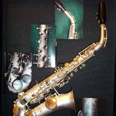 Restoration Work - Full restoration to like new condition: 1923 Conn Curved Neck Soprano. Restoration Work - Full restoration to like new condition: 1923 Conn Curved Neck Soprano.