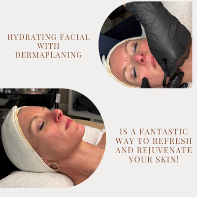 Dermaplane Facial - Removes peach fuzz
Helps the fight against acne
Baby smooth skin
Rejuvenates the skin by exfoliation
Evens out the skin tone Dermaplane Facial - Removes peach fuzz
Helps the fight against acne
Baby smooth skin
Rejuvenates the skin by exfoliation
Evens out the skin tone