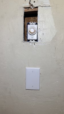Device replacements and safety upgrades - This customer was having trouble with their timer switch, their exterior GFCI controlling their awning on their deck, and an occupancy sensor controlling two wall sconces in the main bathroom upstairs. was able to go over and investigate the issue and order the material. When the material came in it about an hour and a half to install these three devices after removing the old ones. Before leaving the work area was cleaned thoroughly and everything was made sure to be in working order. Device replacements and safety upgrades - This customer was having trouble with their timer switch, their exterior GFCI controlling their awning on their deck, and an occupancy sensor controlling two wall sconces in the main bathroom upstairs. was able to go over and investigate the issue and order the material. When the material came in it about an hour and a half to install these three devices after removing the old ones. Before leaving the work area was cleaned thoroughly and everything was made sure to be in working order.