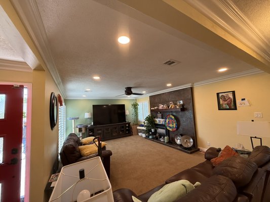 Recessed lights installed - Recessed lights installed per Mynor Electric Team