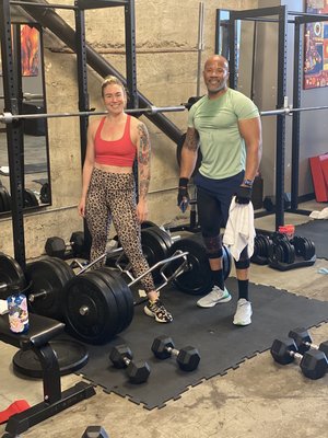 Customized Personal Training - Just some examples of my clients’ progress and fitness journeys:
I offer one on one, buddy, and trio training sessions, as well as Total Body Interval Training group classes. In this buddy / couple training session we’ve been working on some specific fitness goals with both clients- core strength, upper and lower body strength super-sets with power, glute activation and posture, pull-ups (she got her first body-weight pull up ever in her whole life! Now doing multiple sets!), and enhancing the fitness activities that they both enjoy daily (cycling, hiking, and running). I always program the full picture of fitness into the training and make sure to include every facet of wellness: core, strength, power, cardio, endurance, mobility, stability, posture, and most importantly we find a way to make it enjoyable for each and every client!
In the next picture this client has been training with me for 8 weeks and we’ve built a circuit training program that, in addition to all the modalities mentioned above, focuses on strength, muscle building, and sprint intervals. We started at 4 pull-ups, 120lb squats, 125lb bench press, and 140lb dead-lifts. Now after 8 weeks we are at three sets of 15 pull-ups, 210lb squats, 165lb bench press, and 215lb dead-lifts! Not to mention box jump height went from 26 inches to 50 inches!
My approach to training is science-based and geared toward the individual. Whether your goal is increased cardiovascular endurance, or to improve a specific capacity such as stability, strength or power, it is important to me that you enjoy our sessions as much as I enjoy planning them for you. My aim is to keep our sessions informative, fresh and fun, so that staying fit becomes a lifestyle that can be maintained year round: 365/24/7. My training method also incorporates what we know about the mind-body connection and how it affects what we can achieve in fitness. In fact, my own current goals include expanding my physical energy and mental strength, and increasing my endurance in order to help manage the demands and stressors of daily life with confidence. Customized Personal Training - Just some examples of my clients’ progress and fitness journeys:
I offer one on one, buddy, and trio training sessions, as well as Total Body Interval Training group classes. In this buddy / couple training session we’ve been working on some specific fitness goals with both clients- core strength, upper and lower body strength super-sets with power, glute activation and posture, pull-ups (she got her first body-weight pull up ever in her whole life! Now doing multiple sets!), and enhancing the fitness activities that they both enjoy daily (cycling, hiking, and running). I always program the full picture of fitness into the training and make sure to include every facet of wellness: core, strength, power, cardio, endurance, mobility, stability, posture, and most importantly we find a way to make it enjoyable for each and every client!
In the next picture this client has been training with me for 8 weeks and we’ve built a circuit training program that, in addition to all the modalities mentioned above, focuses on strength, muscle building, and sprint intervals. We started at 4 pull-ups, 120lb squats, 125lb bench press, and 140lb dead-lifts. Now after 8 weeks we are at three sets of 15 pull-ups, 210lb squats, 165lb bench press, and 215lb dead-lifts! Not to mention box jump height went from 26 inches to 50 inches!
My approach to training is science-based and geared toward the individual. Whether your goal is increased cardiovascular endurance, or to improve a specific capacity such as stability, strength or power, it is important to me that you enjoy our sessions as much as I enjoy planning them for you. My aim is to keep our sessions informative, fresh and fun, so that staying fit becomes a lifestyle that can be maintained year round: 365/24/7. My training method also incorporates what we know about the mind-body connection and how it affects what we can achieve in fitness. In fact, my own current goals include expanding my physical energy and mental strength, and increasing my endurance in order to help manage the demands and stressors of daily life with confidence.
