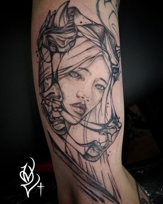 Tattoos by TJ! AKA Headleylamartattoo - We are officially relocated and happy to announce we are now the Proud Owners of Seventh Letter Tattoo! Family run and operated our books are back open swing by check out the new location say what's up set up that next CUSTOM PIECE and snag your free decals.