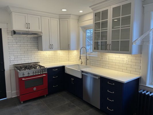 Quaint Custom Kitchen - This kitchen remodel was in an older home with limited space. We were able to update and customize to blend with to look of the house while still creating a modern look and feel. Quaint Custom Kitchen - This kitchen remodel was in an older home with limited space. We were able to update and customize to blend with to look of the house while still creating a modern look and feel.