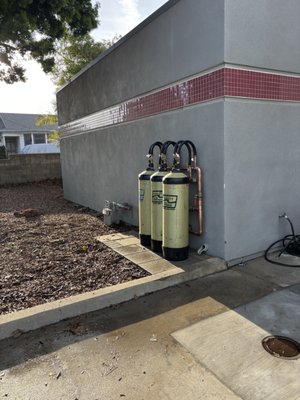 Commercial Soft Water Installation - Our team recently completed a 3-tank manifold soft water exchange system for a local municipal facility. The system provides a consistent supply of softened water to support daily operations and extend equipment life — all completed in under a day. This installation is part of an ongoing project spanning several additional locations over the next few weeks, ensuring reliable water quality across multiple sites.
From small businesses to large facilities, Pacific Water Conditioning delivers dependable, high-performance soft water solutions tailored to every commercial need. Commercial Soft Water Installation - Our team recently completed a 3-tank manifold soft water exchange system for a local municipal facility. The system provides a consistent supply of softened water to support daily operations and extend equipment life — all completed in under a day. This installation is part of an ongoing project spanning several additional locations over the next few weeks, ensuring reliable water quality across multiple sites.
From small businesses to large facilities, Pacific Water Conditioning delivers dependable, high-performance soft water solutions tailored to every commercial need.