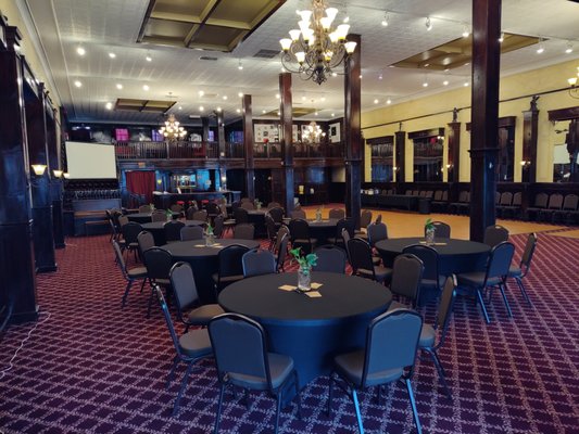May 2024 - Celebration of Life - Celebration of Life: included tables to food, open cash/credit bar, audio/video set up and coordination, and table set-up.