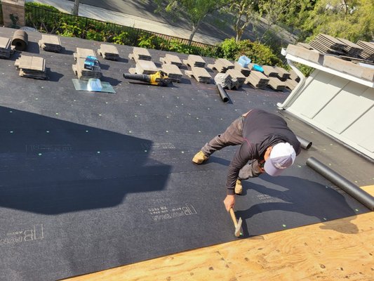 Roofing - Complete new roofing installation
