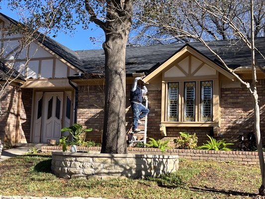Exterior Painting - This exterior paint job was done to upgrade customers home since interior was upgraded. Exterior Painting - This exterior paint job was done to upgrade customers home since interior was upgraded.