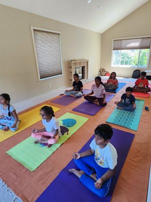 Children's Hatha Yoga and Nature Camp(Age 5-16) - Give your child the gift of *balance, focus, and well-being* this summer! 🌸  
Our *Samaroop Kids Summer Camp* blends the *magic of the five elements* with the *power of classical Hatha Yoga, helping children **relax, recharge, and reconnect*.  

🔥 *What’s Included?*  
✔ *Yoga & Meditation* – Age-appropriate practices for mindfulness & flexibility  
✔ *Outdoor Fun* – Engaging field trips & nature activities 🌿  
✔ *Balancing Practices* – AUM meditation, pranayama & chanting 🧘‍♂️  
✔ *Nutritious Meals* – Wholesome food to nourish the body & mind 🍎  
✔ *Small Group Experience* – Limited spots for personalized attention!