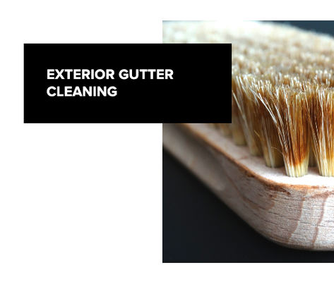Exterior Gutter Cleaning - JD Pro has the professional tools and cleaning solution to brighten up the exterior surface of any type of gutter. We don't use a pressure washer for this service, rather, we employ extension poles with professional soft carwash brushes, using a cleaning solution that cuts the algae and grime and rinses off easily with a hose.
This service is especially effective with Leaf Guard gutters (and similar gutter guard systems) as it keeps the surface area of the rounded top clean and smooth so water will follow the contour of the gutter cap and go into the gutter instead of spilling onto the ground.
The Exterior Gutter Cleaning Service includes:
Cleaning the exterior surface of the gutters
Cleaning the exterior surface of the downspouts and drain pipes Exterior Gutter Cleaning - JD Pro has the professional tools and cleaning solution to brighten up the exterior surface of any type of gutter. We don't use a pressure washer for this service, rather, we employ extension poles with professional soft carwash brushes, using a cleaning solution that cuts the algae and grime and rinses off easily with a hose.
This service is especially effective with Leaf Guard gutters (and similar gutter guard systems) as it keeps the surface area of the rounded top clean and smooth so water will follow the contour of the gutter cap and go into the gutter instead of spilling onto the ground.
The Exterior Gutter Cleaning Service includes:
Cleaning the exterior surface of the gutters
Cleaning the exterior surface of the downspouts and drain pipes