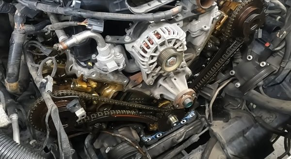 2005 Ford F-150 5.4L King Ranch – Timing Chain & Water Pump Replacement - This 2005 Ford F-150 5.4L King Ranch came to us with engine noise, coolant leaks, and multiple fault codes pointing to timing chain and water pump failure. Our mobile team performed a full teardown on-site, removing the worn timing components, guides, tensioners, and the failing water pump.
We installed a complete timing chain kit with new guides, tensioners, and gaskets, along with a new water pump to restore proper cooling system function. Each step was done with precision to ensure factory-level reliability.
With the repairs complete, the engine timing was fully restored, coolant circulation improved, and the truck returned to the road running smoothly and dependably. This project shows how Denton Auto Repair Mobile Service handles complex jobs — from everyday brake repairs to major engine work — all backed by our 12-month/12,000-mile labor warranty. 2005 Ford F-150 5.4L King Ranch – Timing Chain & Water Pump Replacement - This 2005 Ford F-150 5.4L King Ranch came to us with engine noise, coolant leaks, and multiple fault codes pointing to timing chain and water pump failure. Our mobile team performed a full teardown on-site, removing the worn timing components, guides, tensioners, and the failing water pump.
We installed a complete timing chain kit with new guides, tensioners, and gaskets, along with a new water pump to restore proper cooling system function. Each step was done with precision to ensure factory-level reliability.
With the repairs complete, the engine timing was fully restored, coolant circulation improved, and the truck returned to the road running smoothly and dependably. This project shows how Denton Auto Repair Mobile Service handles complex jobs — from everyday brake repairs to major engine work — all backed by our 12-month/12,000-mile labor warranty.