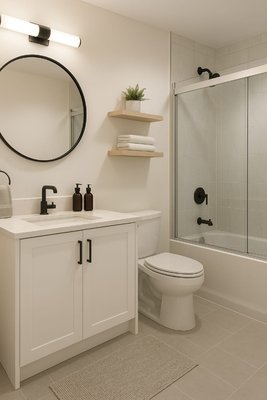 Bathroom - ✨ Proyecto finalizado ✨
Renovamos este baño con un diseño moderno, elegante y funcional.
Elegimos tonos neutros, líneas limpias y acabados minimalistas para crear un espacio más amplio, luminoso y sofisticado.
✔️ Cambio de revestimientos
✔️ Actualización de muebles y accesorios
✔️ Iluminación renovada
✔️ Ambiente moderno y armonioso
¿Quieres transformar tu baño así? Escríbeme
✨ Project Completed ✨
We renovated this bathroom with a modern, elegant, and functional design.
We chose neutral tones, clean lines, and minimalist finishes to create a more spacious, bright, and sophisticated space.
✔️ New wall and floor finishes
✔️ Updated fixtures and accessories
✔️ Improved lighting
✔️ A modern and harmonious atmosphere
Would you like to transform your bathroom like this? Message me Bathroom - ✨ Proyecto finalizado ✨
Renovamos este baño con un diseño moderno, elegante y funcional.
Elegimos tonos neutros, líneas limpias y acabados minimalistas para crear un espacio más amplio, luminoso y sofisticado.
✔️ Cambio de revestimientos
✔️ Actualización de muebles y accesorios
✔️ Iluminación renovada
✔️ Ambiente moderno y armonioso
¿Quieres transformar tu baño así? Escríbeme
✨ Project Completed ✨
We renovated this bathroom with a modern, elegant, and functional design.
We chose neutral tones, clean lines, and minimalist finishes to create a more spacious, bright, and sophisticated space.
✔️ New wall and floor finishes
✔️ Updated fixtures and accessories
✔️ Improved lighting
✔️ A modern and harmonious atmosphere
Would you like to transform your bathroom like this? Message me