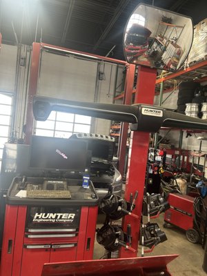 Hunter Alignment Equipment Technology - We use the latest Hunter Hawkeye Alignment Equipment to ensure after all repairs to the suspension and alignment related repairs and put into original factory specifications. We Align all makes and models Trucks and Cars Most vehicle's require 4Wheel alignment as the rear has to be adjusted before you can adjust the front Hunter Alignment Equipment Technology - We use the latest Hunter Hawkeye Alignment Equipment to ensure after all repairs to the suspension and alignment related repairs and put into original factory specifications. We Align all makes and models Trucks and Cars Most vehicle's require 4Wheel alignment as the rear has to be adjusted before you can adjust the front