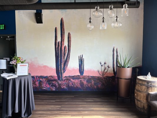 Custom Mural - Bring Your Vision to Life with Custom Art
Add a personal touch to your space with a custom work of art. Whether you're looking for a stunning mural, a painting that captures a special memory or moment, or a portrait of a loved one (including your furry friends!), we're here to make it happen.
We know that every project is unique, which is why we offer a free 30-minute consultation to chat about your ideas and make sure we're on the same page. Our artist Alejandro will work with you every step of the way to ensure that the final product is exactly what you had in mind.
Our pricing is straightforward and transparent, with a $60/hour rate for all projects and a flat fee of $360 for paintings up to 16" x 20". Murals start at a flat fee of $600 (10 hours minimum) plus materials and equipment rentals. Any extra details or modifications will be charged at an additional $60/hour rate.
To make the process as seamless and stress-free as possible, we require a 50% deposit before starting work (which is non-refundable in the case of cancellation), with the remaining balance due upon completion. The project timeline will depend on the specifics of your project, but most take at least two weeks from start to finish.
Invest in a truly unique piece of art that reflects your style, memories, and passions. Get in touch with us today and let's bring your vision to life! Custom Mural - Bring Your Vision to Life with Custom Art
Add a personal touch to your space with a custom work of art. Whether you're looking for a stunning mural, a painting that captures a special memory or moment, or a portrait of a loved one (including your furry friends!), we're here to make it happen.
We know that every project is unique, which is why we offer a free 30-minute consultation to chat about your ideas and make sure we're on the same page. Our artist Alejandro will work with you every step of the way to ensure that the final product is exactly what you had in mind.
Our pricing is straightforward and transparent, with a $60/hour rate for all projects and a flat fee of $360 for paintings up to 16" x 20". Murals start at a flat fee of $600 (10 hours minimum) plus materials and equipment rentals. Any extra details or modifications will be charged at an additional $60/hour rate.
To make the process as seamless and stress-free as possible, we require a 50% deposit before starting work (which is non-refundable in the case of cancellation), with the remaining balance due upon completion. The project timeline will depend on the specifics of your project, but most take at least two weeks from start to finish.
Invest in a truly unique piece of art that reflects your style, memories, and passions. Get in touch with us today and let's bring your vision to life!
