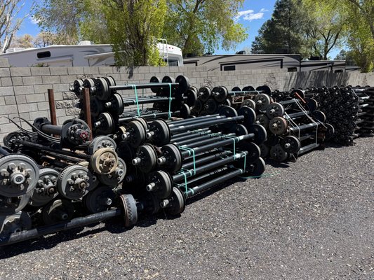 Trailer axles - We carry many axles in-stock to get you back on the road today! Trailer axles - We carry many axles in-stock to get you back on the road today!
