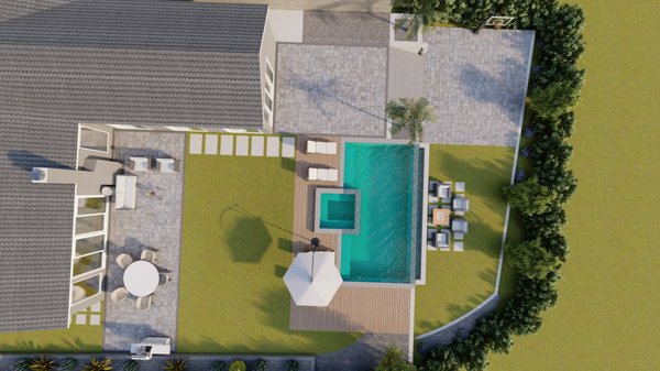 Infinity pool - 3d design for infinity pool Infinity pool - 3d design for infinity pool